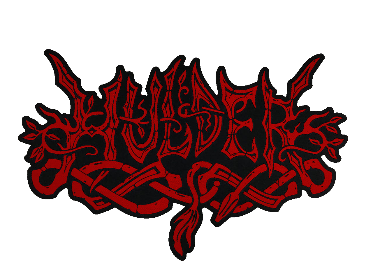 HULDER - LOGO WOVEN BACK PATCH
