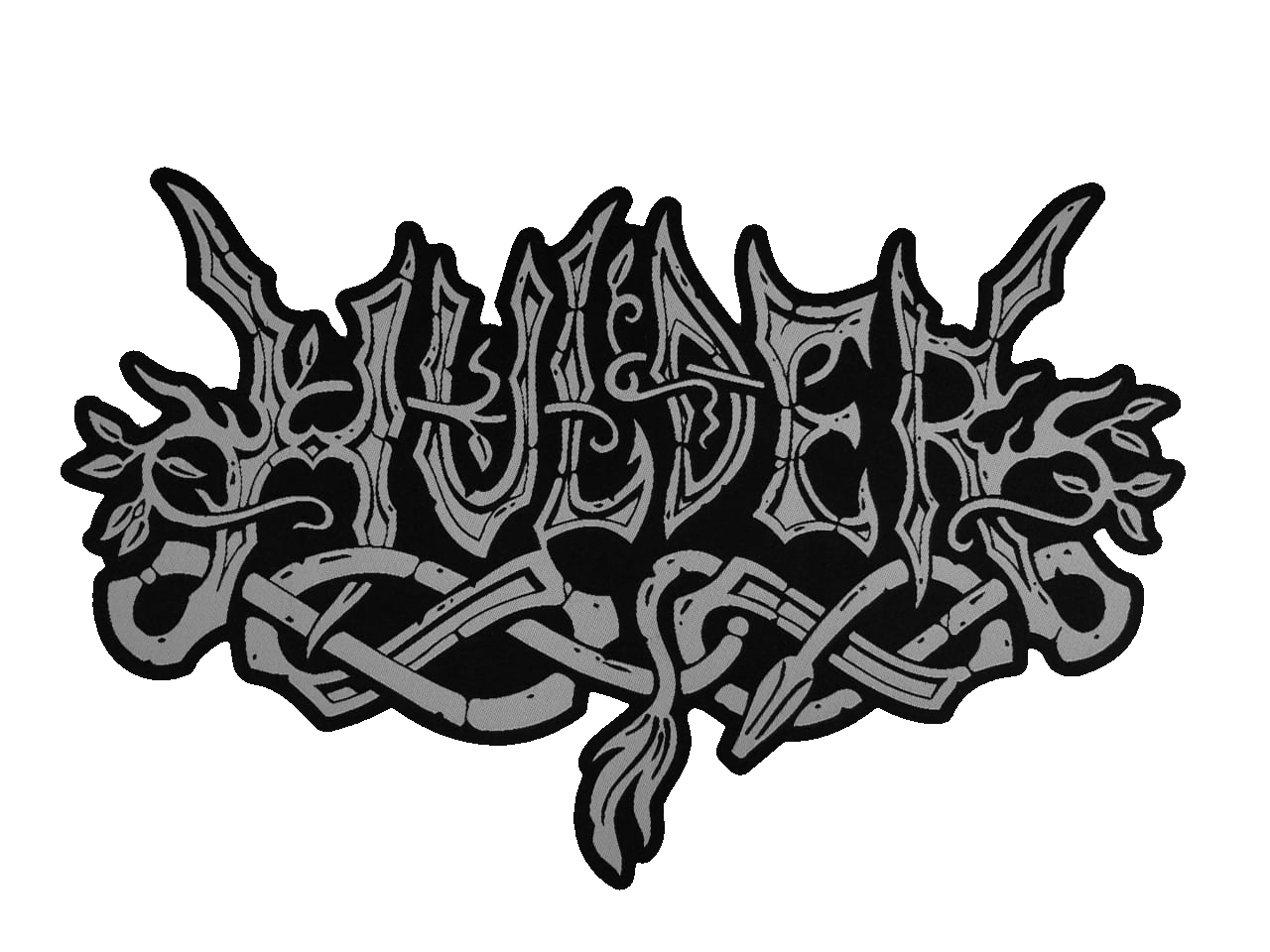 HULDER - LOGO WOVEN BACK PATCH