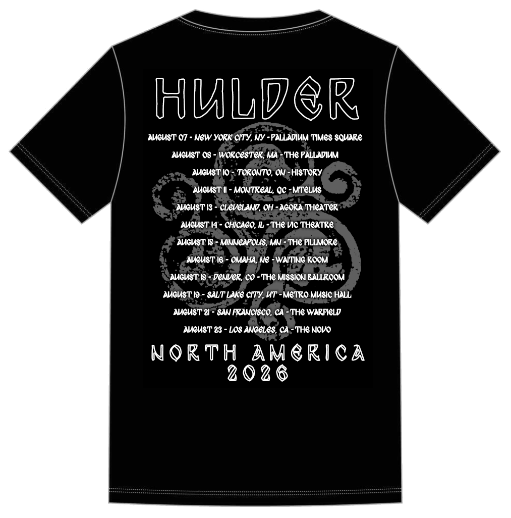 HULDER - NORTH AMERICAN TOUR SHIRT